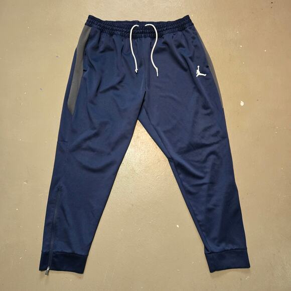 Nike Air Jordan Flight Team Training Jogger Pants‎ in Navy Blue Men's Size 3XL - Picture 1 of 6